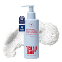 Thumbnail for Image 3 of New / 6 Ounce (Pack of 1) for the product First Aid Beauty Ultra Gentle Cream-to-Foam Cleanser