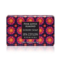 Thumbnail for Image 1 of Default Title for the product SPA CEYLON Pink Lotus Almond Luxury Soap 250g