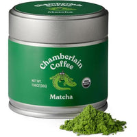 Thumbnail for Image 1 of Default Title for the product Chamberlain Coffee Green Tea Ceremonial Grade A Matcha Tin, 30 Servings