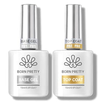 Thumbnail for Image 1 of Default Title for the product BORN PRETTY Gel Top Coat 15ml Gloss Base and Top Gel Coat Set