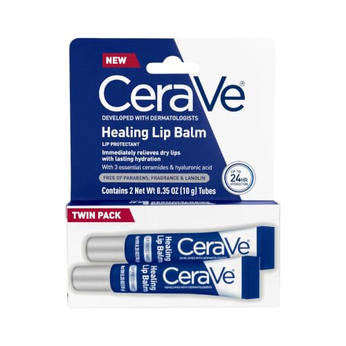 Image 1 of Default Title for the product CeraVe Healing Lip Balm, Hydrating Hyaluronic Acid Lip Treatment, 0.7oz