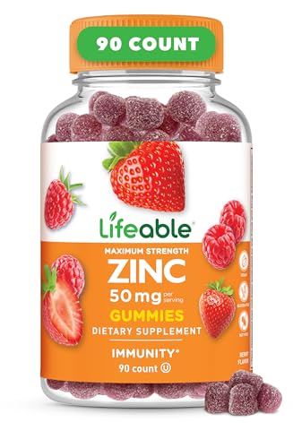 Image 1 of Default Title for the product Lifeable Zinc Gummies for Women and Men, Maximum Strength 50 mg, 90 Ct