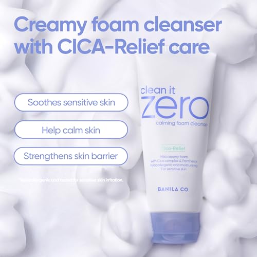 Image 2 of BANILA CO Clean It Zero Calming Foam Cleanser - CICA Foam (5.07 fl oz)