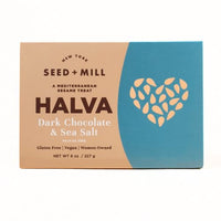 Thumbnail for Image 1 of Default Title for the product Seed + Mill Halva Sea Salt Dark Chocolate 8oz
