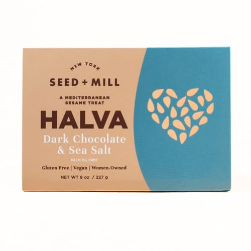 Image 1 of Default Title for the product Seed + Mill Halva Sea Salt Dark Chocolate 8oz