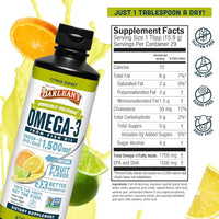 Thumbnail for Image 6 of Barlean's Citrus Sorbet Omega-3 Fish Oil, 16oz
