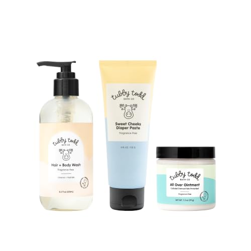 Image 1 of Default Title for the product TUBBY TODD Baby Bundle Newborn Skin Care Set
