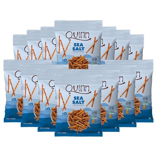 Image 1 of Default Title for the product Quinn Gluten Free Sea Salt Pretzel Sticks - 1.5 Oz (Pack of 14)