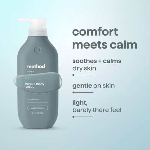 Image 7 of Method Hand + Body Lotion for Men, Sea + Surf, 14 fl oz
