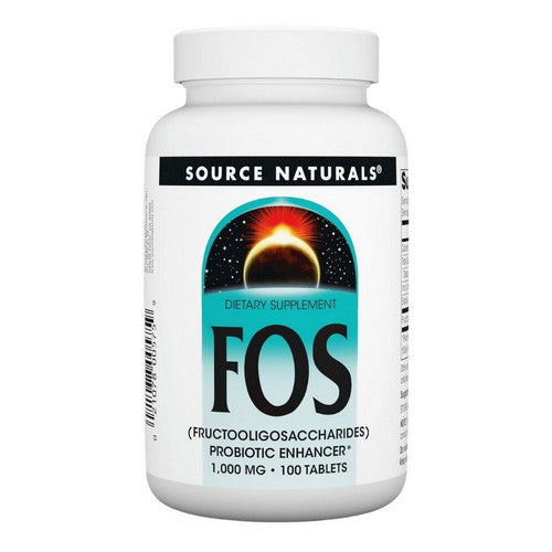 Source Naturals FOS (Fructooligosaccharides) 1000 MG 100 Tabs