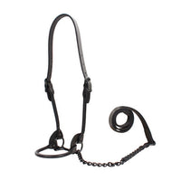 Thumbnail for 1st Class Leather Show Halter Large Black 1 Count by Sullivan Supply, Inc.