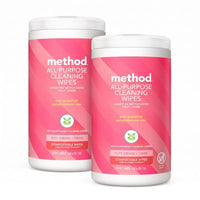 Thumbnail for Image 1 of Default Title for the product Method All-Purpose Cleaning Wipes, Pink Grapefruit, Multi-Surface, Compostable, 70 Count (Pack of 6)