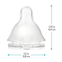 Thumbnail for Image 8 of Evenflo Balance Plus Standard Neck Nipples, Medium Flow, 6-Pack