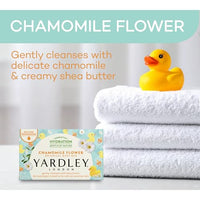 Thumbnail for Image 3 of Yardley London Chamomile Flower Nourishing Baby Bar Soap 1 Bar Pack (Pack of 2)