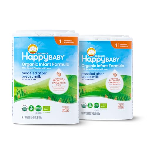 Image 2 of 22.9 Ounce (Pack of 2) for the product Happy Baby Organic Infant Formula 22.9oz