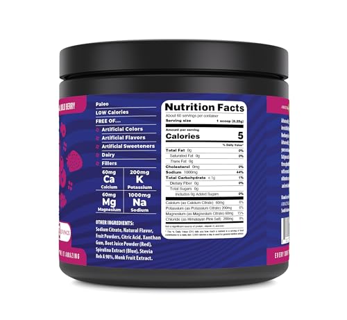 Image 2 of Amazing Nutrition Advanced Hydration Electrolyte Powder 60 Servings