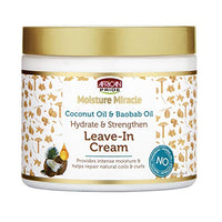Thumbnail for Image 2 of Coconut / 15 Ounce (Pack of 1) for the product African Pride Moisture Miracle Leave-In Cream
