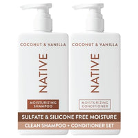 Thumbnail for Image 1 of Default Title for the product Native Coconut & Vanilla Shampoo and Conditioner 2-Pack