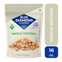 Thumbnail for Image 3 of Blue Diamond Almonds Raw Whole Natural 16 Ounce