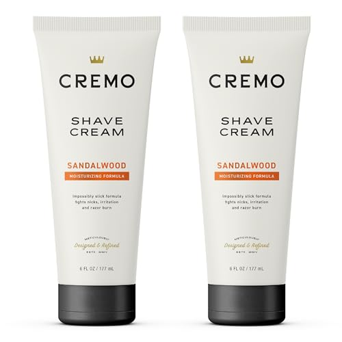 Image 1 of Default Title for the product Cremo Shaving Cream for Men, Sandalwood, 6 Fl Oz (2 Pack)