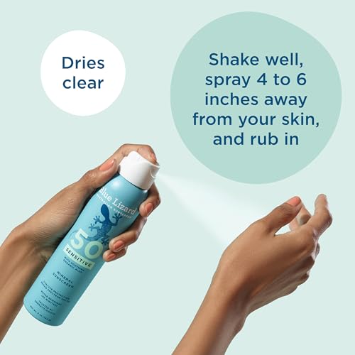 Image 5 of BLUE LIZARD Mineral Sunscreen Spray SPF 50+ 5 fl oz Pack of 2