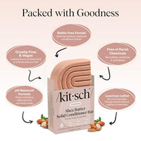 Thumbnail for Image 4 of Kitsch Shea Butter Conditioner Bar Soap for Hair Care – Made in USA, 2.7 oz