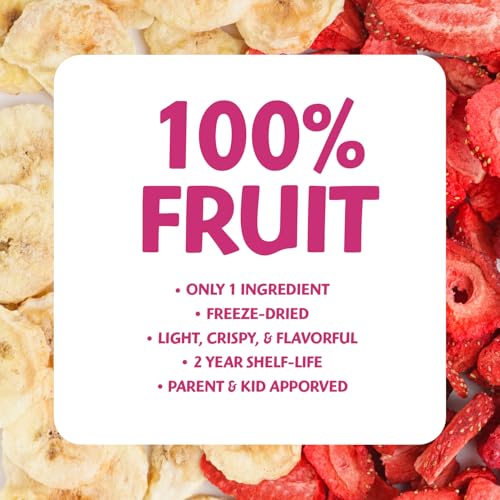 Image 3 of Brothers-ALL-Natural Freeze Dried Fruit Crisps, Banana Strawberry, 0.42 Oz (Pack of 24)