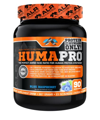 Image 1 of Default Title for the product ALR Industries Humapro Vegan EAA Formula Blue Raspberry 90 Servings