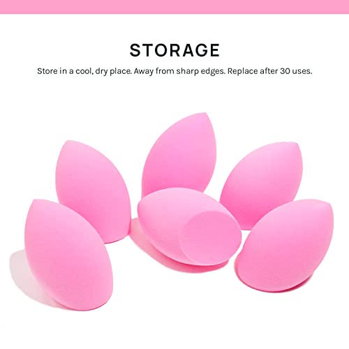 Image 6 of AOA STUDIO Makeup Sponge Set Latex Free Super Soft Set of 6