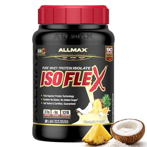 Image 1 of Default Title for the product ALLMAX ISOFLEX Whey Protein Isolate, Pineapple Coconut, 2 lb