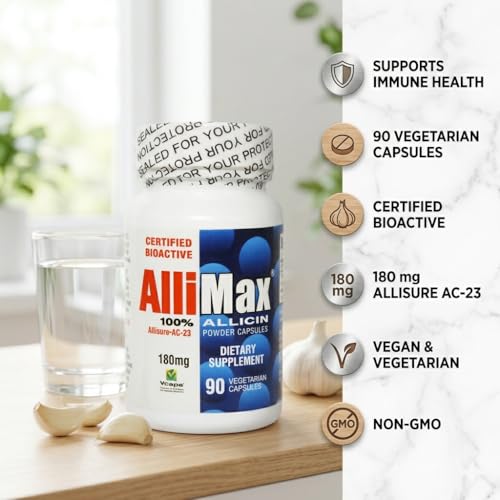 Image 4 of ALLIMAX Allimax 180 mg 90 vegcaps