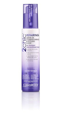 Thumbnail for Image 1 of Default Title for the product GIOVANNI 2chic Ultra Repairing Leave-In Conditioning & Styling Elixir, 4 oz