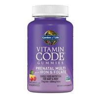 Thumbnail for Garden of Life Vitamin Code Prenatal Multi Cherry Lemonade 90 Count
