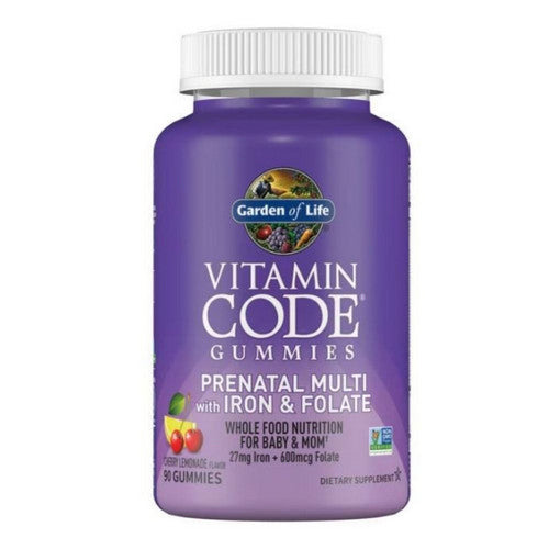Garden of Life Vitamin Code Prenatal Multi Cherry Lemonade 90 Count