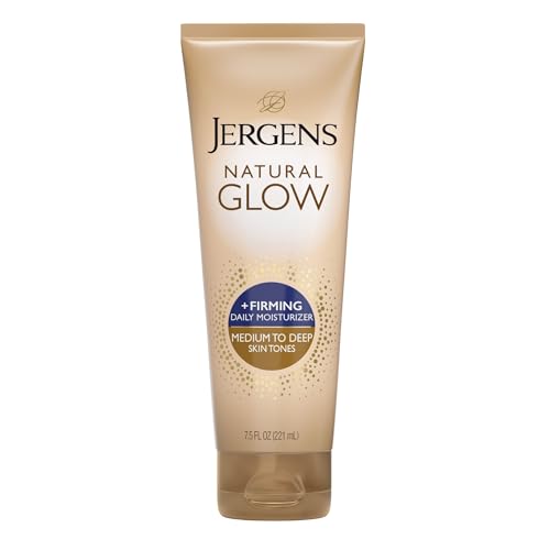 Image 2 of Medium to Deep / 7.5 Fl Oz (Pack of 1) for the product Jergens Natural Glow +Firming Self Tanner Lotion