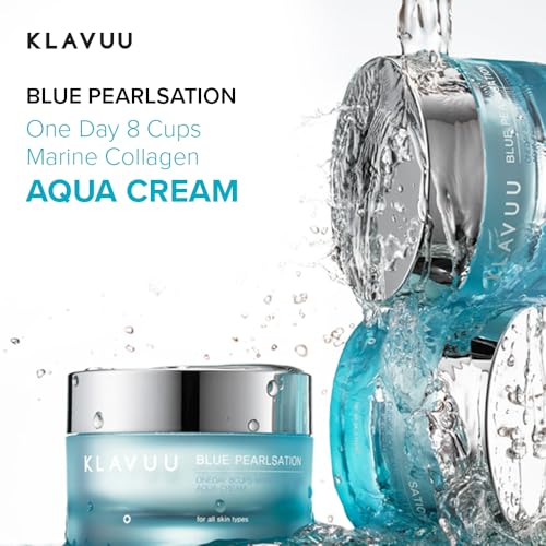 Image 2 of KLAVUU Blue Pearlsation Day 8 Cups Aqua Cream, Niacinamide (1.69oz)