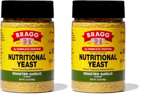 Image 1 of Default Title for the product Bragg Nutritional Yeast Roasted Garlic Seasoning - 3 oz - Pack of 2
