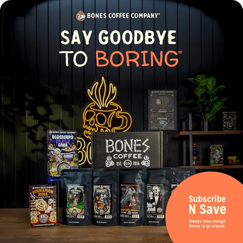 Image 6 of Bones Coffee Company S'morey Time Flavored Coffee - Medium Roast - Ground or Whole Bean - 12 Oz
