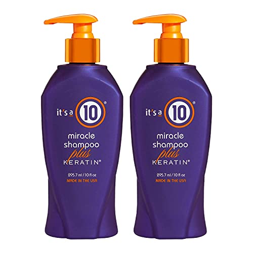 Image 3 of Unscented / 10 Fl Oz (Pack of 2) for the product It's a 10 Haircare Miracle Shampoo Plus Keratin