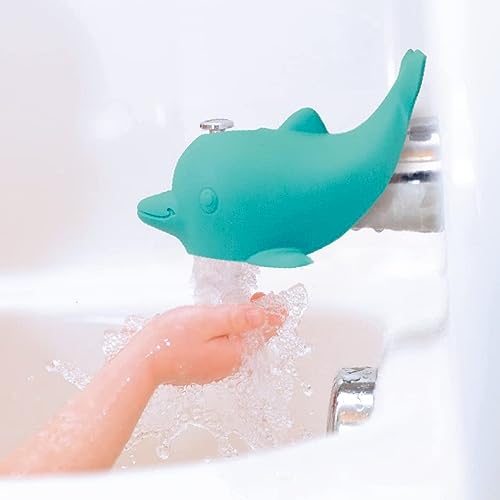 Image 1 of Default Title for the product Nuby Bathtub Safety Spout Guard for Babies, Dolphin Shape