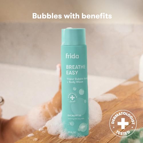 Image 2 of Frida Baby Eucalyptus Vapor Bubble Bath + Body Wash, 10oz