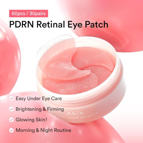 Image 4 of Abib PDRN Retinal Eye Patches for Rejuvenating & Puffy Eyes with Glow Jelly, Niacinamide, 60 Count
