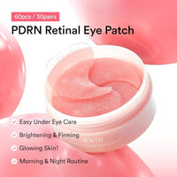 Thumbnail for Image 4 of Abib PDRN Retinal Eye Patches for Rejuvenating & Puffy Eyes with Glow Jelly, Niacinamide, 60 Count
