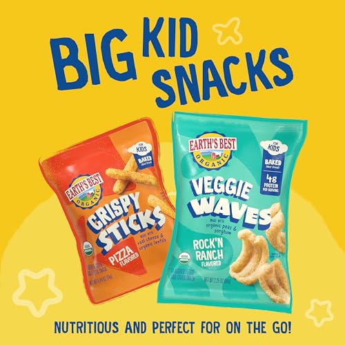 Image 7 of Earth's Best Veggie Waves BBQ Multipack, 2.25 Oz (Pack of 5)