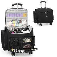 Thumbnail for Image 1 of Default Title for the product Relavel Hair Tools Travel Bag, Rolling Makeup Case, Heat Resistant Lining
