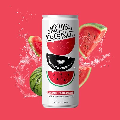 Image 6 of ONCE UPON A COCONUT Premium Watermelon Coconut Water - 10.8 Fl Oz (Pack of 12)