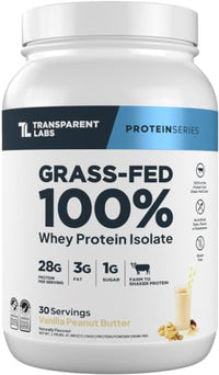 Thumbnail for Image 7 of Vanilla Peanut Butter for the product Transparent Labs Grass-Fed Whey Protein
