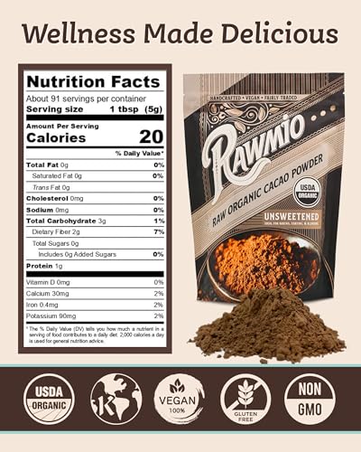 Image 4 of Rawmio Raw Organic Cacao Powder
