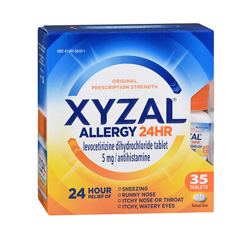 Xyzal Allergy 24 Hr Tablets 35 Tabs
