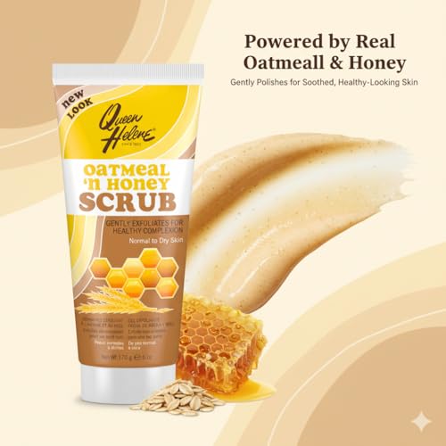 Image 2 of Queen Helene Gentle Oatmeal & Honey Facial Scrub ?6 oz